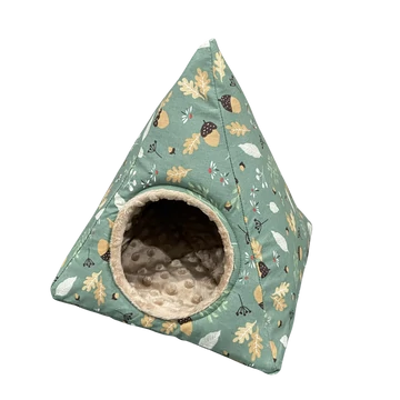 Piramis bújóka - őszies faleveles, makkos mintás