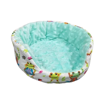 Kisfotel süni, tengerimalac számára - béka mintás