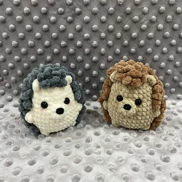 Egyedi kézműves horgolt süni