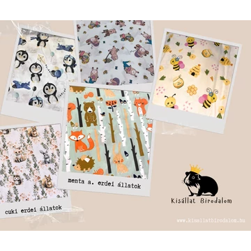 Dupla alagút kisállatok számára - választható ÚJ mintával