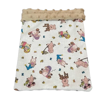 Bújózsák/alagút kisállatok számára - malacka mintás