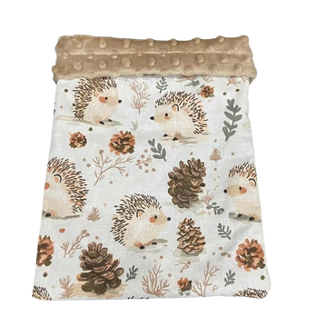 Bújózsák/alagút kisállatok számára - süni tobozokkal