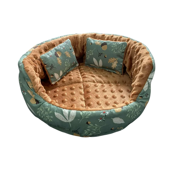 Kisfotel süni, tengerimalac számára - őszies faleveles, makkos