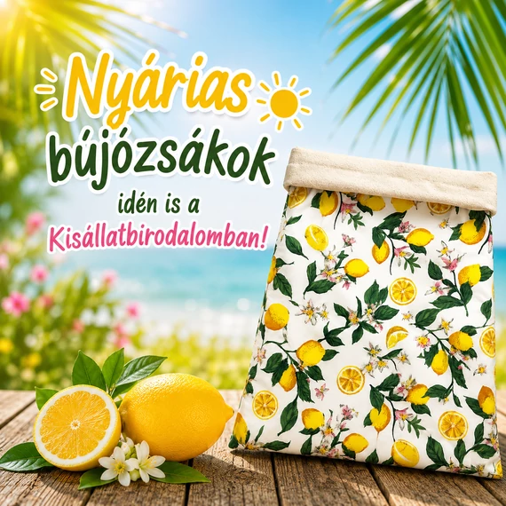 Nyári bújózsák kisállatoknak - választható mintával
