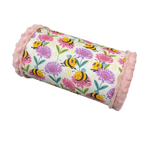 Bújózsák és alagút kisállatoknak - méhecske mintás