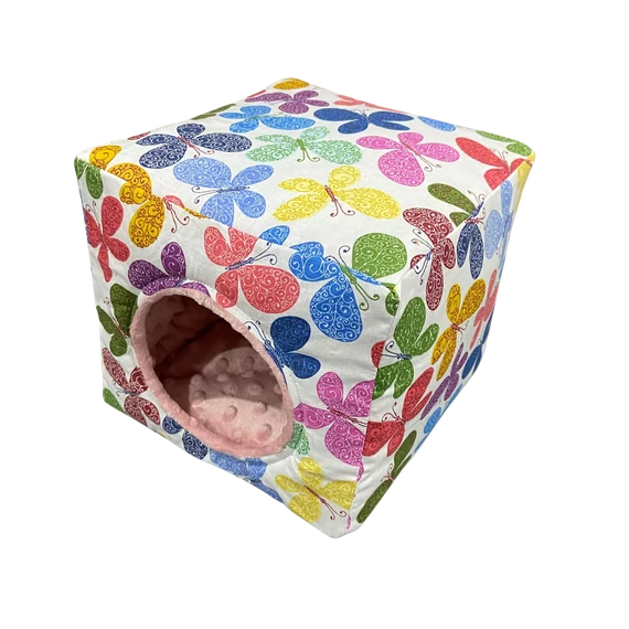 Kockaház kisállatok számára - választható ÚJ mintával