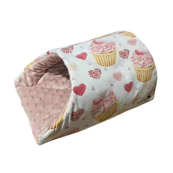 Azonnal vihető - cupcake mintás kisállat garázs