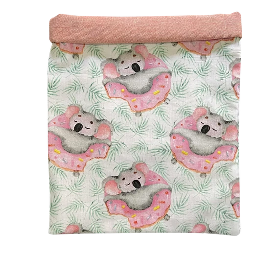 Nyári bújózsák süni, tengerimalac számára - koala mintás