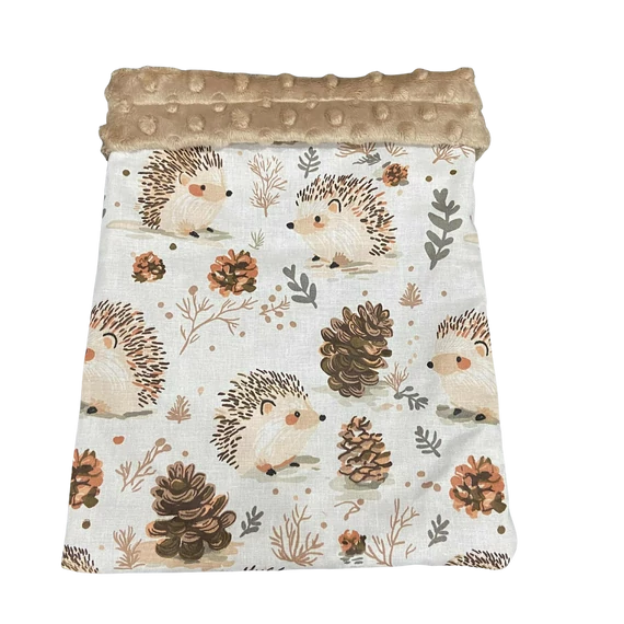 Bújózsák/alagút kisállatok számára - süni tobozokkal