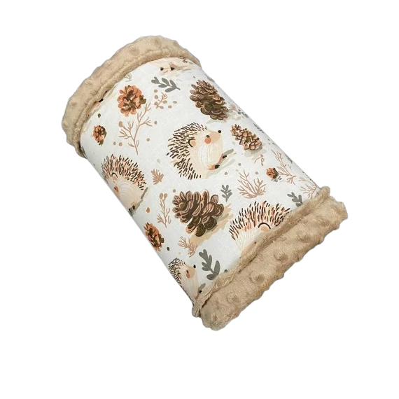 Bújózsák/alagút kisállatok számára - süni tobozokkal