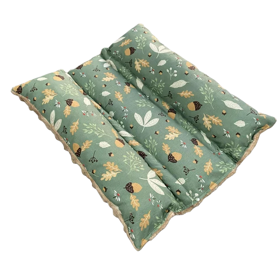 Párnás kisállatfekhely - őszies faleveles, makkos